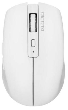 Belaidė kompiuterinė pelė Dicota D32044, bluetooth / 2.4ghz, balta sp.