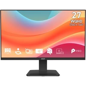 Monitors MSI PRO MP273QDE E7, 9S6-3PB4CH-276, IPS, 75 Hz, WQHD, 27"