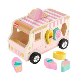 Formu škirotājs, saldējuma komplekts Fisher Price, 13 cm, daudzkrāsaina, 9 gab.