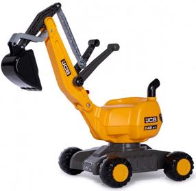Экскаватор толкалка Rolly Toys JCB, черный цв./желтый цв.