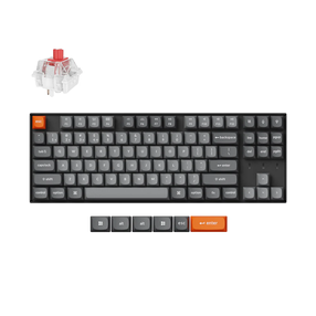 Juhtmevaba mänguklaviatuur Keychron K8 Max Wireless K8M-H1 Keychron Super Red, Inglise (US), must v.