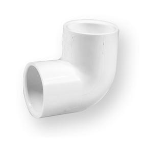 Alkūnė Nibco PVC 406-007, 90 °, 3/4 colio - Klijuojamas vidus, polivinilchloridas (pvc)