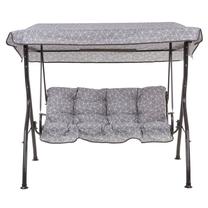 Lauko sūpynės Patio Luna / Kate H036-16PB, juoda sp./pilka sp./įvairių spalvų, 167 cm x 110 cm x 156 cm