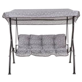 Lauko sūpynės Patio Luna / Kate H036-16PB, juoda sp./pilka sp./įvairių spalvų, 167 cm x 110 cm x 156 cm