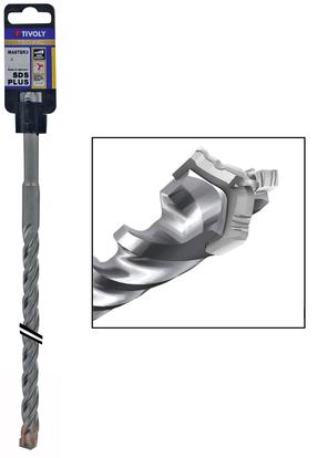 Betono grąžtas Tivoly Master 3 SDS+, gelžbetoniui, sds plus, 10 mm x 45 cm