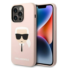 Telefono dėklas Karl Lagerfeld KLHMP14LSLKHLP, rožinė sp., Apple
