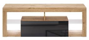 TV galds Everest 140, brūna krās., 35 cm x 140 cm x 50.5 cm