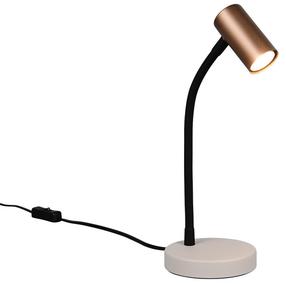 Stalinis šviestuvas Reality Taryn, GU10, 5W, ruda sp./juoda sp.