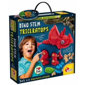 Набор для творчества Lisciani Dino Steam Triceratops, многоцветный