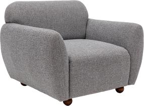 Krėslas Hanah Home Eddy 560ARE1727, šviesiai pilka sp., 86 cm x 90 cm x 86 cm