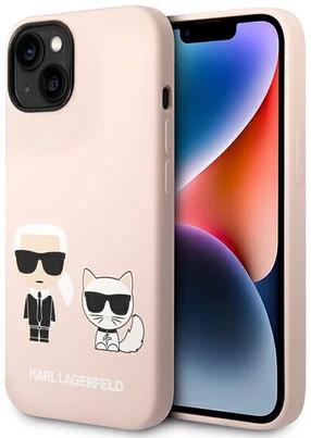 Telefono dėklas Karl Lagerfeld KLHMP14MSSKCI, rožinė sp., Apple