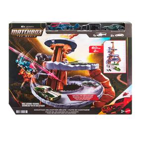 Autotrase Mattel Matchbox The Movie Mountain Helicopter Escape JMG57, daudzkrāsaina