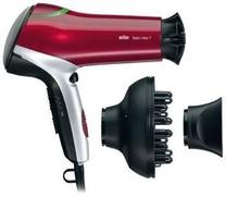 Plaukų džiovintuvas Braun Satin Hair 7 HD 770, juoda sp./raudona sp., 2000 W Prekė su pažeista pakuote.