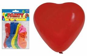 Balonu komplekti figūriņa MFP Heart, daudzkrāsaina, 12 gab.