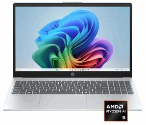 Ноутбук HP OmniBook 3 C20WBUA, AMD Ryzen AI 5 330, 16 GB, 512 GB, 15.6 ″, AMD Radeon 820M Graphics, серебристый цв., АНГЛИЙСКИЙ (INT), Windows 11 home