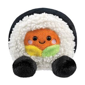 Pliušinis žaislas Aurora Palm Pals Dani The Sushi Roll, balta sp./juoda sp., 12 cm