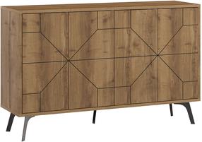Konsolinis staliukas Kalune Design Dune, ruda sp., 123 cm x 35 cm x 77.4 cm