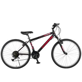Jalgratas mägi- Champions Tempo 24, 24 ", 15" raam, must v./punane v.