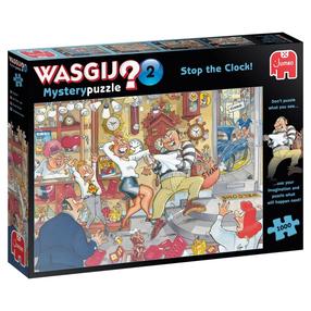 Dėlionė Jumbo Wasgij Mystery 2 Stop The Clock 81933, 49 cm x 68 cm, 1000 vnt., įvairių spalvų