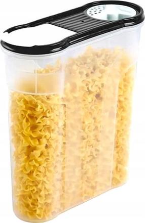 Lielapjoma produktu konteiners Katex Dunya, 2.9 l, 22 cm x 8.8 cm, caurspīdīga krās.