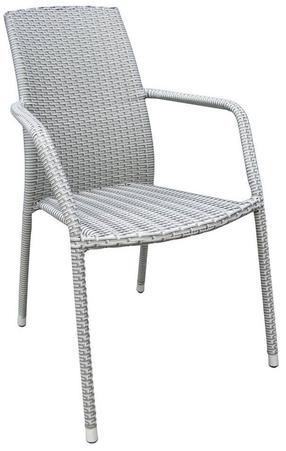 Lauko kėdė Patio Etienne, pilka sp., 57 cm x 66 cm x 90.5 cm