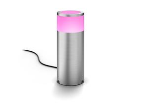 Pastatomas lauko šviestuvas Philips Hue Calla Bollard, 8W, LED, IP65, nerūdijančiojo plieno sp., 10.2 cm x 25.2 cm