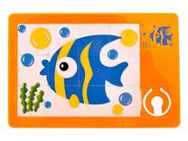 Edukacinė dėlionė Pocket Puzzle, 0.5 cm, oranžinė sp.