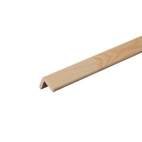 Išorinis apdailos kampas, pušies sp, 240 cm x 2.5 cm