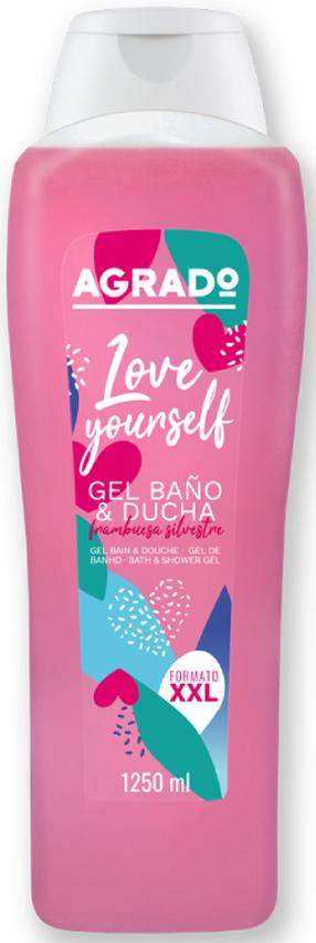 Kūno prausimosi želė Agrado Love Yourself, 1250 ml