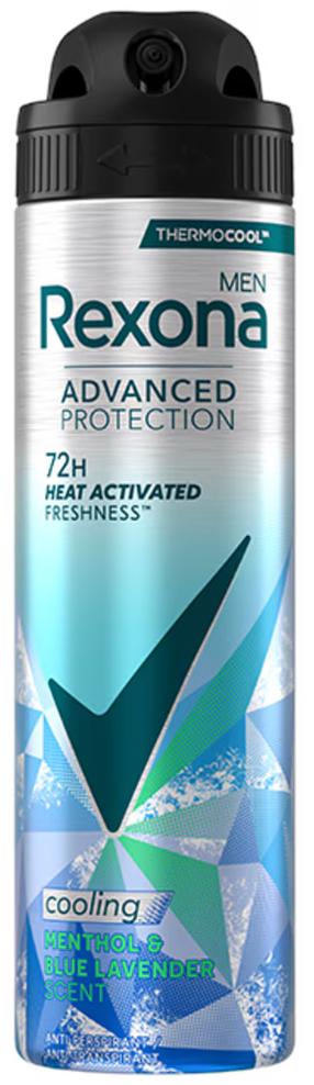 Vyriškas dezodorantas Rexona Advanced Protection Menthol & Blue Lavender, 150 ml