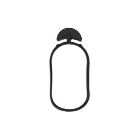 Augu stiprinājuma gredzeni Bradas Anchor Rubber Tie Epdm, 4 cm x 0.4 cm, 4 cm, gumija, melna krās.