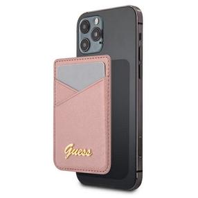 Futrālis, kartei Forever Wallet Saffiano, rozā krās.