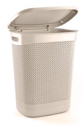 Skalbinių dėžė Ucsan Plastik Drop, 52 l, smėlio/smėlio ruda, 45 cm x 37 cm