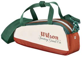 Tennisekott Wilson Roland Garros Mini Bag 2026, pruun v./roheline v.