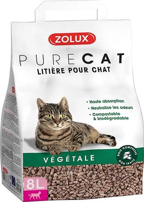 Kasside allapanu Zolux Pure Cat, puitlaast- (tõmbub kokku), 8 l