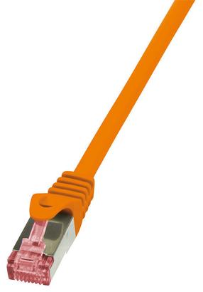 Провод Logilink Patch Cable Cat.6 S/FTP PIMF PrimeLine RJ-45 8P8C, RJ-45 8P8C, 1.5 м, oранжевый цв.
