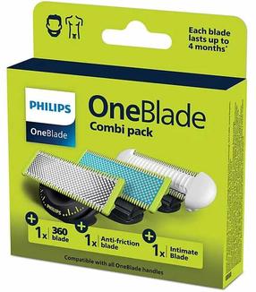 360° vahetatav tera Philips OneBlade QP936/50, 3 tk