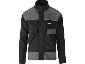 Darbinis švarkas vyrams Yato Palea YT-80162, juoda sp./žalia sp./pilka sp., 2XL dydis