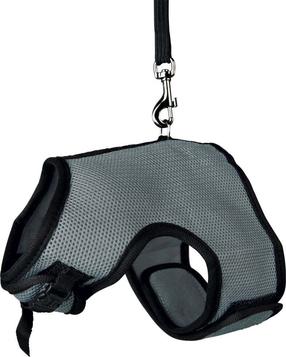 Шлейка для кошек с поводком Trixie Soft harness with leash for large rabbits TX-61514, 120 см, ассорти цв.