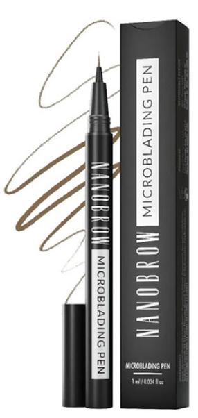 Antakių pieštukas Nanobrow Microblanding Pen, 1 ml, šviesiai ruda sp. warm brown
