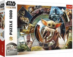 Puzle Trefl Star Wars: Grogu's Journey, 68 cm x 48 cm, 1000 gab.