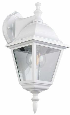 Sieninis lauko šviestuvas Trio Livenza 205767131, 60W, E27, IP44, balta sp., 14 cm x 34 cm