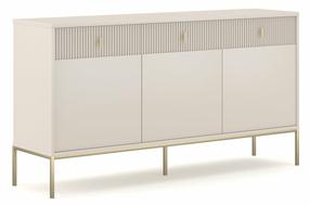 Komoda Maggiore MA03, balta/rusva, 39 cm x 154 cm x 82.6 cm