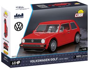Konstruktors, automašīna Cobi Volkswagen Golf (1974-1983) 24613, 68 gab., sarkana krās.