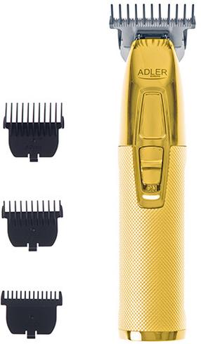 Bārdas trimmeris Adler Trimmer AD 2836g, li-ion, zelta krās.