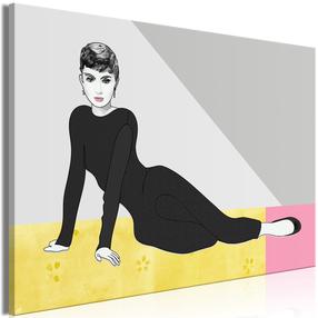 Reprodukcija Artgeist Woman in Pastel Hue Film-Inspired Pop Art, h-a-0116-b-a, 90 cm x 60 cm