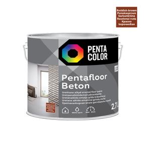 Grindų dažai Pentacolor Pentafloor Beton, raudonai ruda sp., 2.7 l