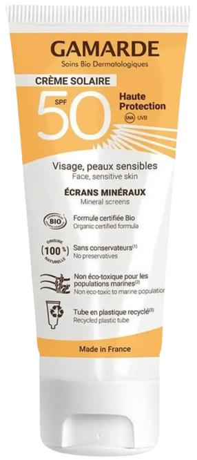 Kremas įdegio priežiūrai veidui Gamarde Sun Care SPF50, 40 ml