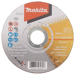 Пильный диск Makita E-03034, 115 мм x 1 мм x 22.23 мм