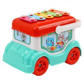 Vaikiškas ksilofonas, su autobusu Technok Rainbow